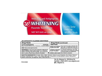 WG Whitening 24g tube.jpg image of container - WG Whitening 24g tube
